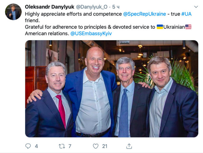 Настоящий друг Украины, - Данилюк об отставке Волкера 01