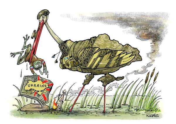 A preventive attack on liver, a frog from Moscow swamps, a novelty of Russian cuisine. Fresh memes from Censor.NET 15