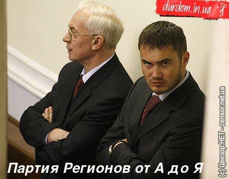 Партия Регионов от А до Я
