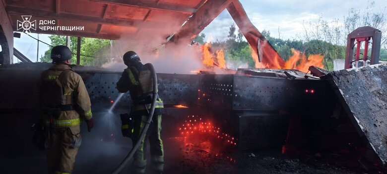Последствия атаки на Черниговскую область