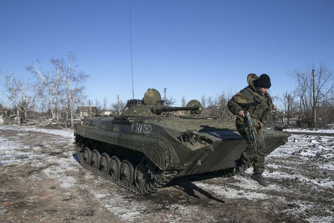 Перші бої під Дебальцевим у 2015 році 02