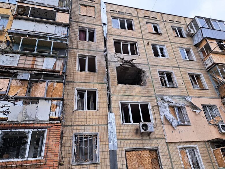 Наслідки обстрілу Нікополя