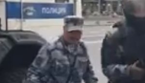 Екскомандир київського "Беркута" Кусюк розганяє демонстрації в Москві. ВIДЕО