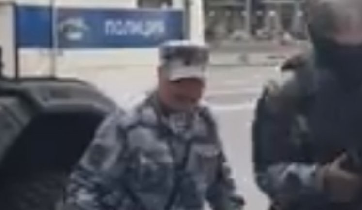 Екскомандир київського "Беркута" Кусюк розганяє демонстрації в Москві. ВIДЕО