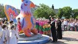Скульптуру Чудо-птицы освятили в Черкассах. ФОТО