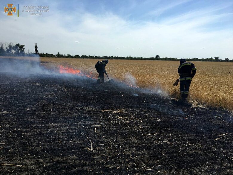За минувшие сутки в Николаевской области из-за обстрелов российских войск произошло три пожара, - ГСЧС 12