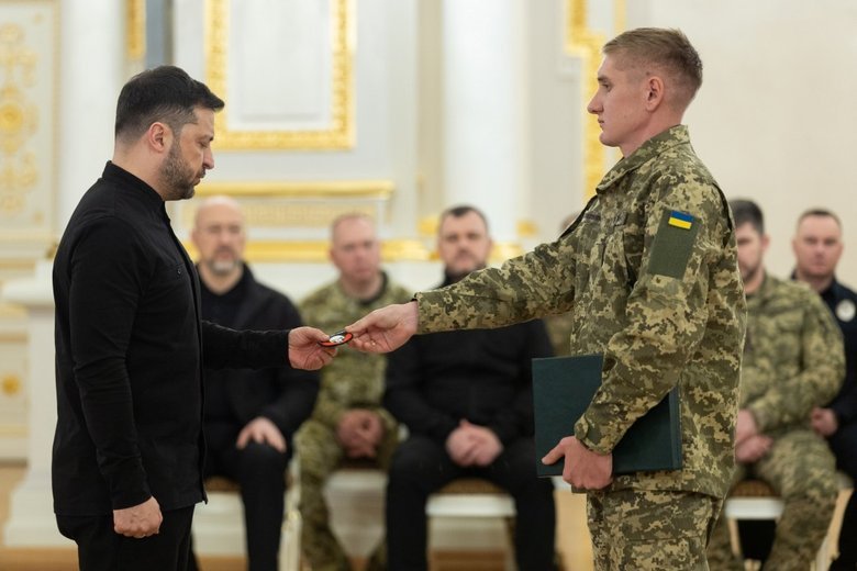 Награждение защитников