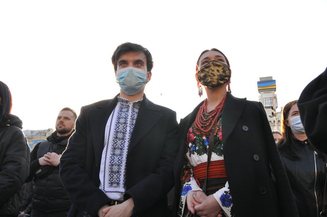 У центрі Києва відбувся марш вишиванок на честь дивізії СС Галичина 37