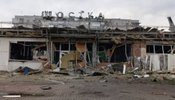 Вокзал в Шостке после обстрела