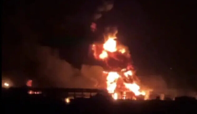 In temporarily occupied Luhansk, Russian oil depot burned down: infrastructure was destroyed. PHOTO