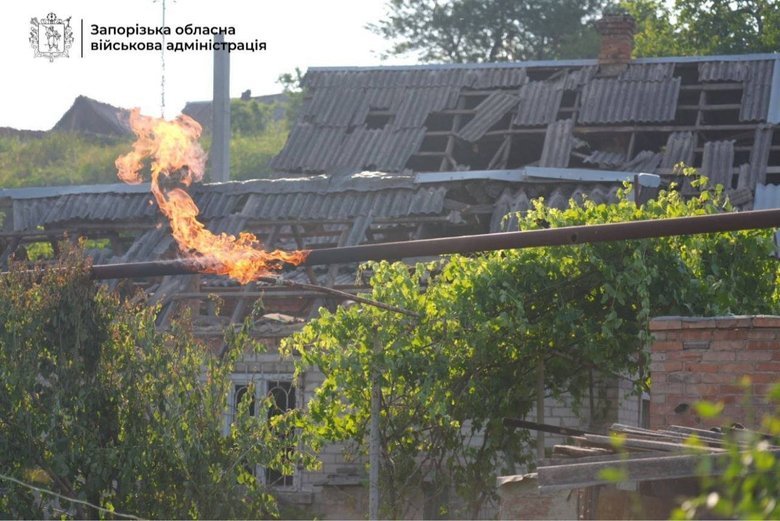 наслідки атаки на Запоріжжя