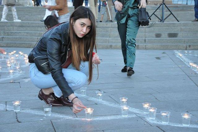 Kyiv residents commemorated Crimean Tatars on Maidan 08 Kyiv residents commemorated Crimean Tatars on Maidan 08