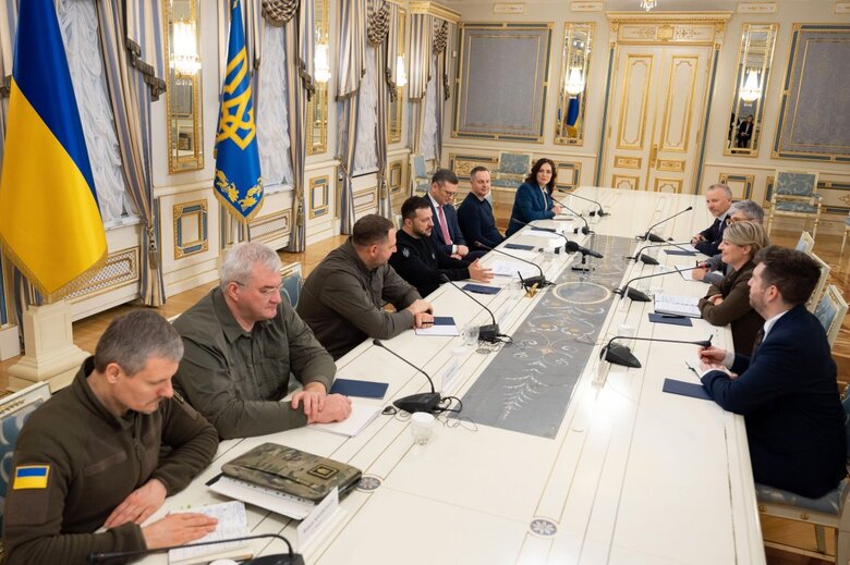 Володимир Зеленський і голова МЗС Канади Мелані Жолі