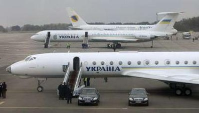 Самолет Президента Виктора Ющенко ТУ-134