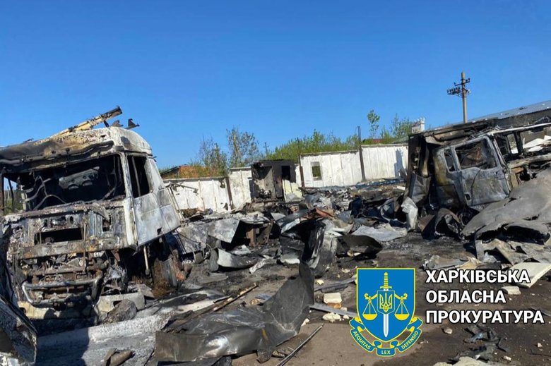 Российские военные обстреляли Богодухов в Харьковской области 02