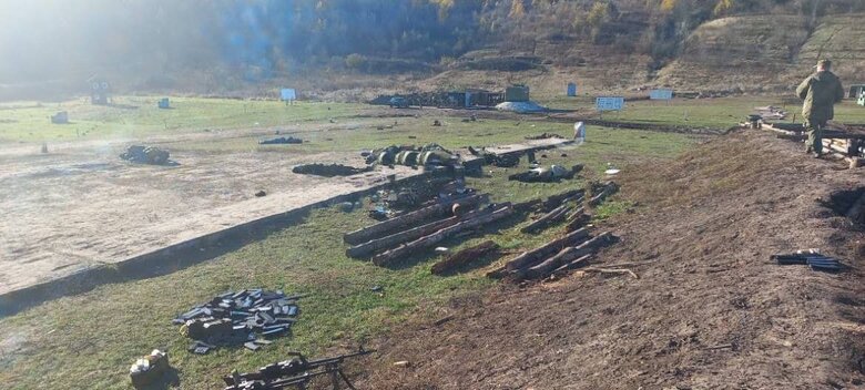 Lots of shot Russian soldiers - photos of consequences of shooting, arranged by Tajiks at training ground in Belgorod region, appeared 01