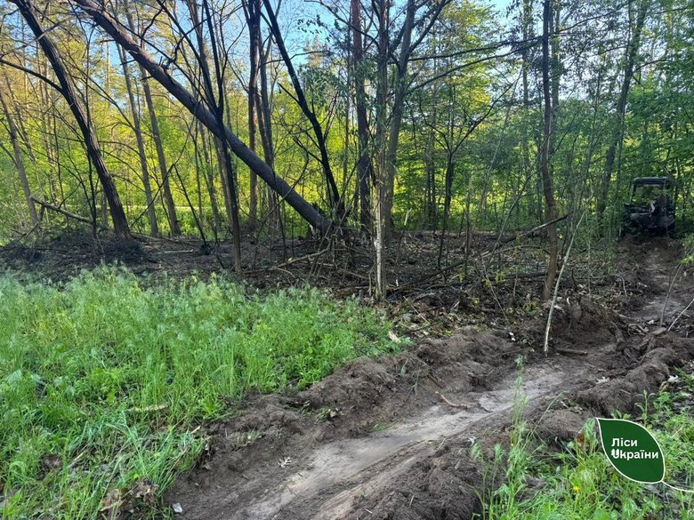 Three forest districts of the Capital Forest Office were affected by a drone and rocket attack