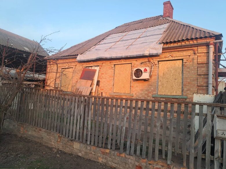Russian shelling of Nikopol district on March 26