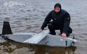 Шахед упав у Київське водосховище