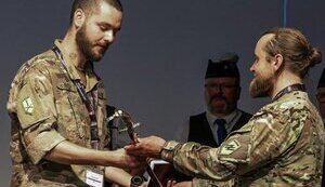 Медик "Азова" Рыженко с позывным Спрайт стал лучшим военным медиком Европы
