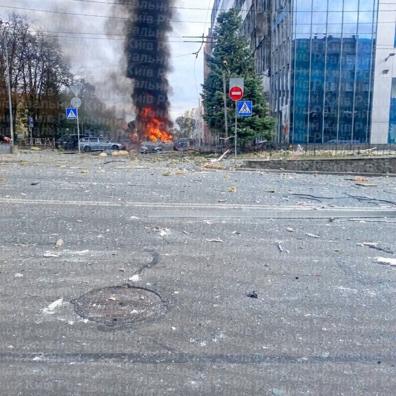 Aftermath of the attack on Kyiv on September 25
