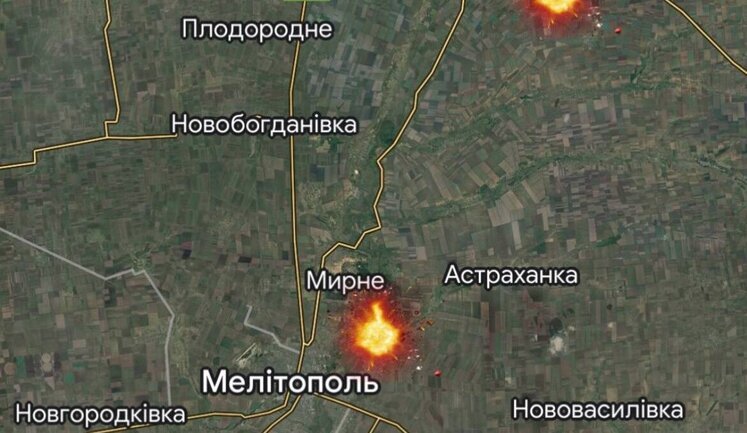 В оккупированных Мирном и Токмаке громко. Жители сообщают о мощном взрыве возле захваченной воинской части, - Федоров