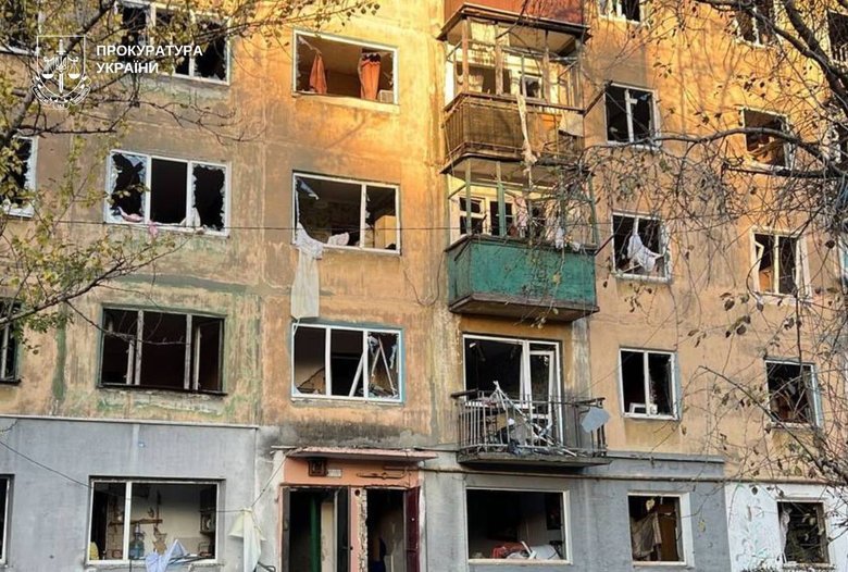 Шахтарське після обстрілу