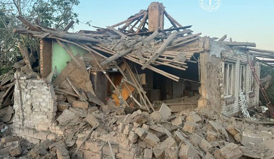 Consequences of Russian Federation’s strike on Izium: number of injured has risen to 5, with 15 houses damaged. PHOTOS
