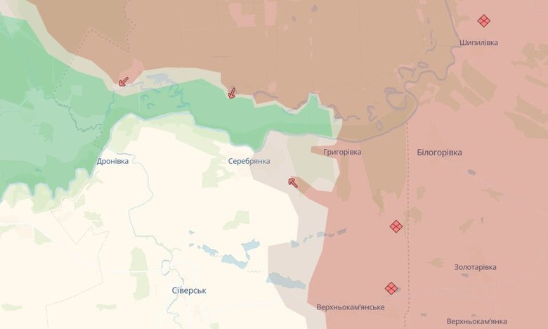 Продвижение врага в Сумской, Луганской и Днепропетровской областях