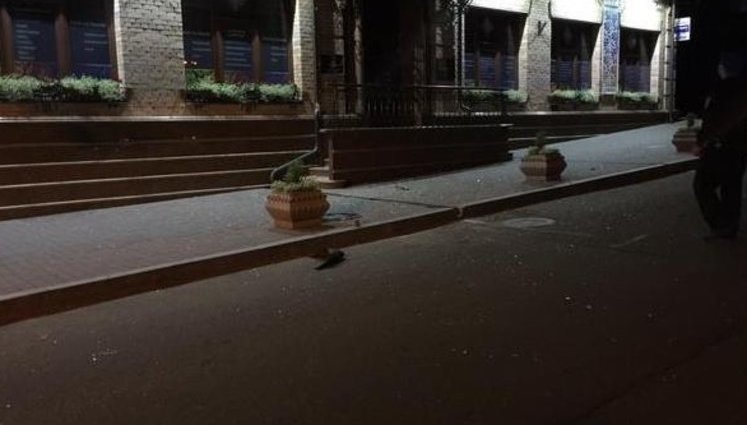 Bank branch fired at in Kyiv downtown, - Interior Ministry. PHOTOS + VIDEO