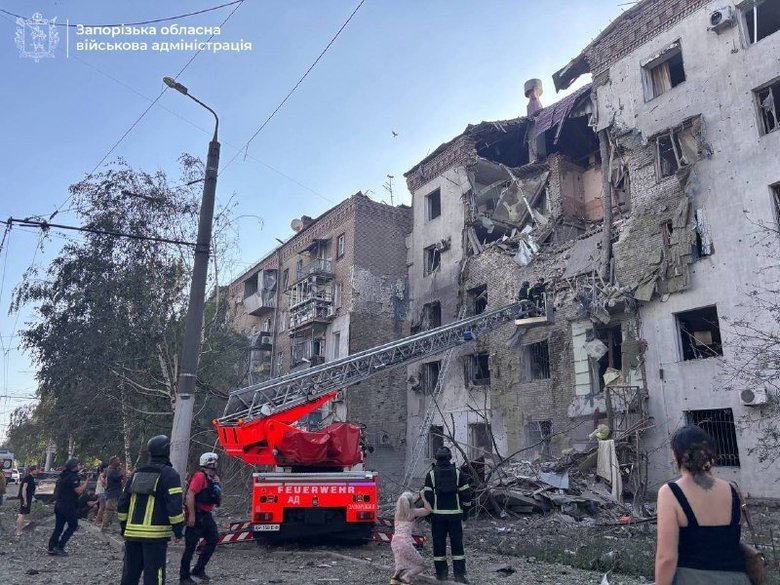 обстріл Запоріжжя