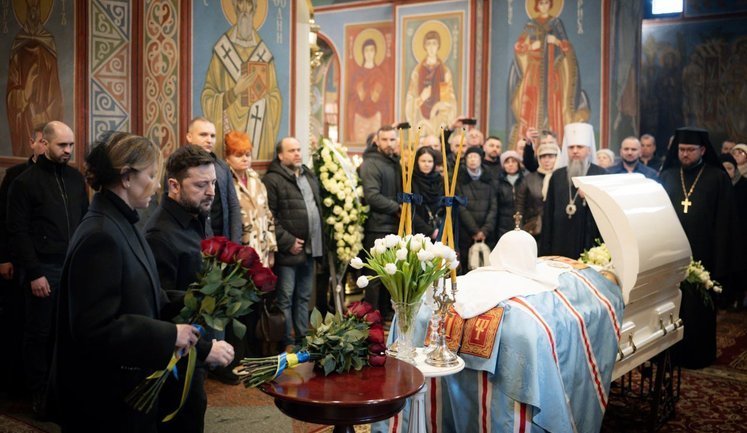 Украина прощается с Патриархом Филаретом: Зеленский посетил церемонию. ФОТОРЕПОРТАЖ