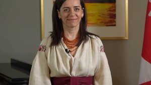 Посол Канади Галадза прочитала вірш Лесі Українки трьома мовами. ВIДЕО