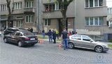 Police officer receives stab wound while filling out road accident papers in Lviv