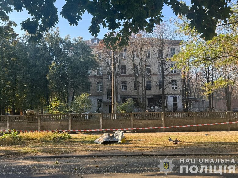 лікарня в Сумах після удару Шахеда