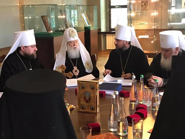 Православна церква України зібралася на Синод у Будинку митрополита в Софії Київській 02