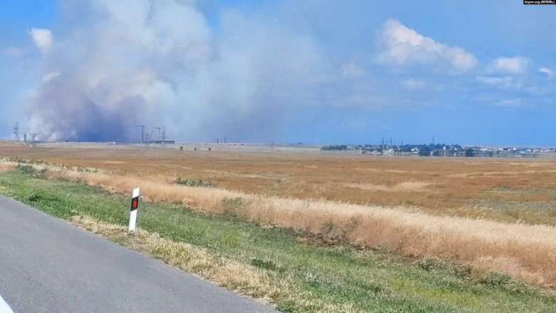 У Криму сталася пожежа на мисі Чауда 25 червня