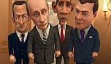 Путин и Медведев на прощанье назвали Ющенко вором. ВИДЕО.