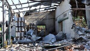 Российские беспилотники уничтожили продовольственный склад в Дергачах на Харьковщине. ФОТОрепортаж