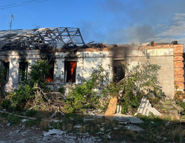 Consequences of shelling in the Dnipropetrovsk region on 2 July 2025