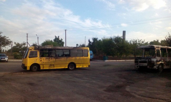 12 автобусів спалили вночі в Черкаській області 02