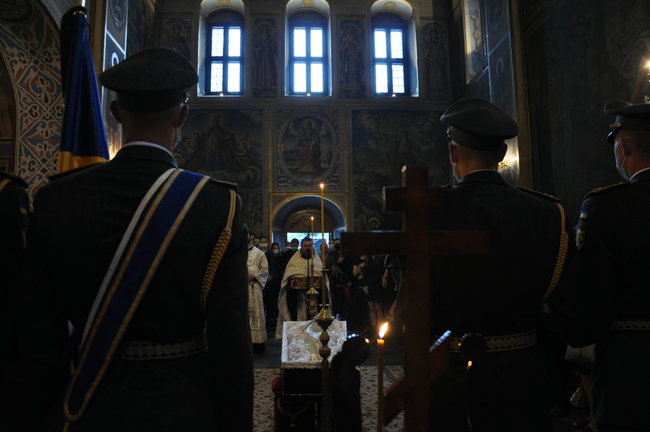 С умершим ветераном ОУН-УПА и дивизии Галичина Орестом Васкулом простились в Киеве 04