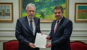Новий посол Польщі Гузи передав Україні копії вірчих грамот. ФОТО