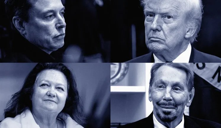 Статки найбагатших людей світу за 2025 рік зросли на $2 трлн: переможці та невдахи року