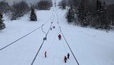 Спасатели в Славском сняли 7 туристов с подъемника, остановившегося на высоте. ФОТО