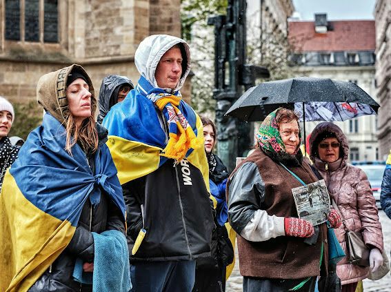 В Вене прошла акция в память жертв геноцида в Буче 08