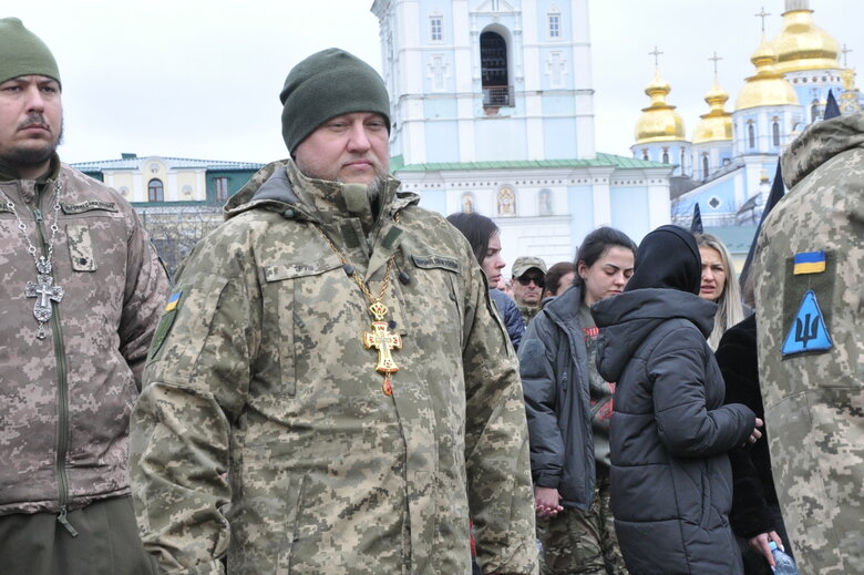 З Героєм України Дмитром Коцюбайлом (Да Вінчі) попрощалися в Києві 63