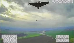 український дрон литавр наздоганяє російський шахед