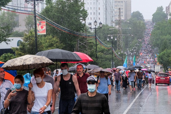 Росіє, прокидайся! - в Хабаровську відбулася масова акція протесту 02