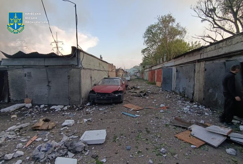 Київ після обстрілу 6 червня